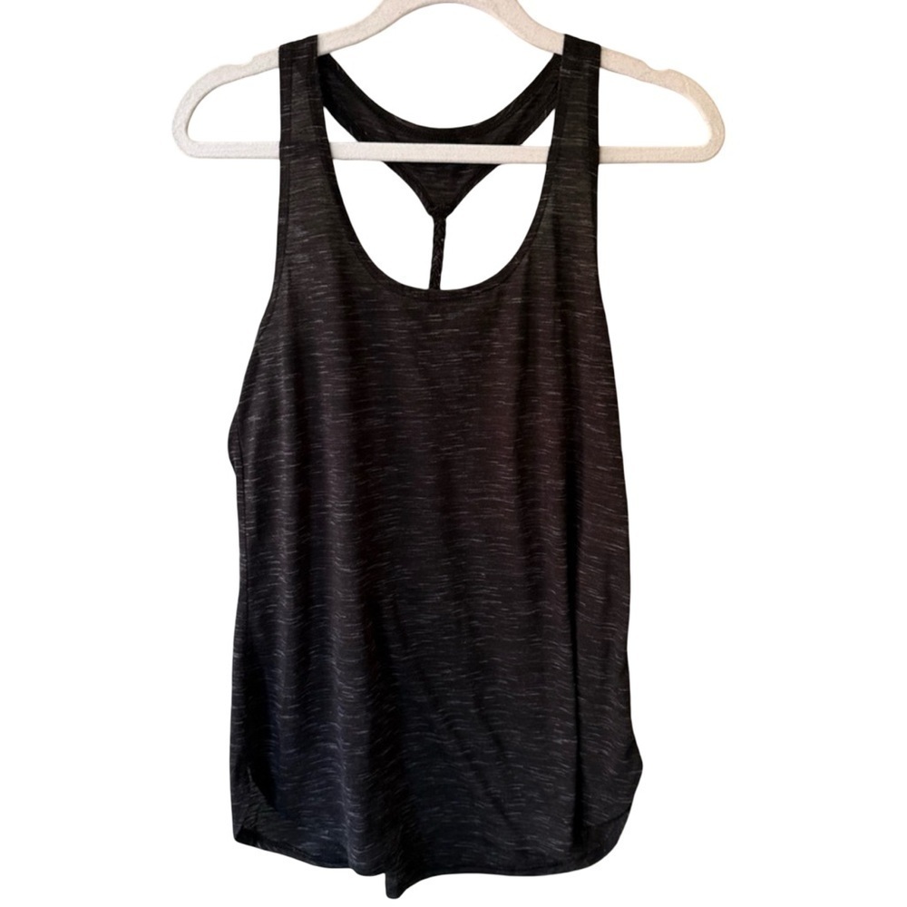 Kyodan Black/Gray Sleeveless Tank Top with Racerback women’s S